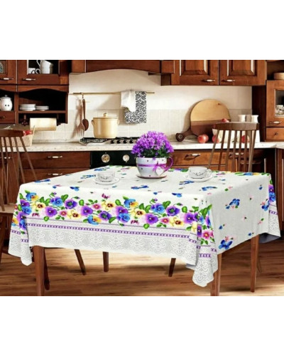 Скатертини Home plus    OT150х220-фіалка купити у Postel.biz.ua
