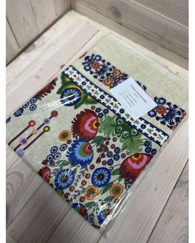 Скатертини Home plus    OT150х220-мальви купити у Postel.biz.ua