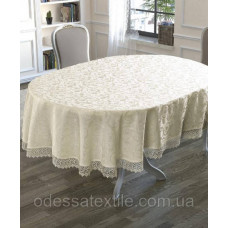 Скатертина JR Tablecloth овальна тканинна