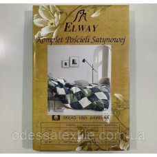 Комплект постільної білизни ELWAY двоспальний 133 (нав.50*70)