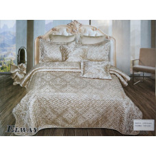 Покривало атласне з наволочками Elway 855