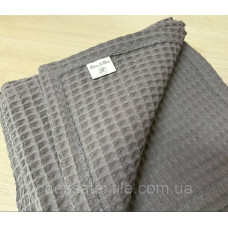 Покривало вафельне 150х220 ТМ Тет-@-Тет Pique сіре