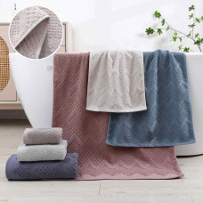 Рушник махровий для рук Colorful Home Зигзаг, 30х70см. упаковка 12шт.