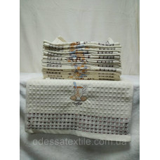 Кухонний рушник вафельний Coffee 25х50 см, упаковка 12 шт