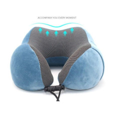 Дитяча ортопедична подушка-рогалик для подорожей з "ефектом пам'яті"