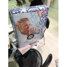 Плед бавовняний Sarar Battaniye з бахромою 17154A