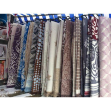 Плед бавовняний Sarar Battaniye з бахромою 1625А