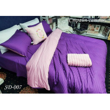 Комплект постільної білизни ТМ Тет-@-Тет  Double Stripe Satin  SD-007 евро