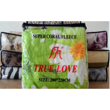 Мікрофібра TRUE LOVE Вензель червоно-сірий