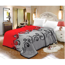 Мікрофібра TRUE LOVE Вензель червоно-сірий