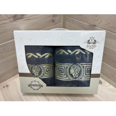 Набір махрових рушників 2 шт Versace в асортименті