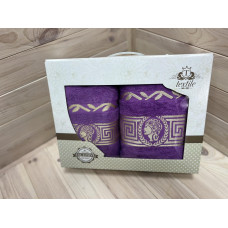 Набір махрових рушників 2 шт Versace в асортименті