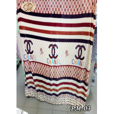 Плед з флісу Шанелька (160х210)