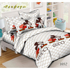 Полуторна постільна білизна Тет-@-Тет 1032