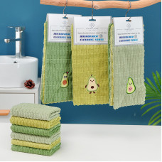 Кухонні серветки з мікрофібри Авокадо 30х30см. (4 шт. в упаковці)