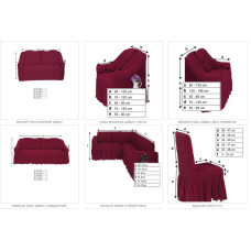 Універсальний чохол на кутовий диван