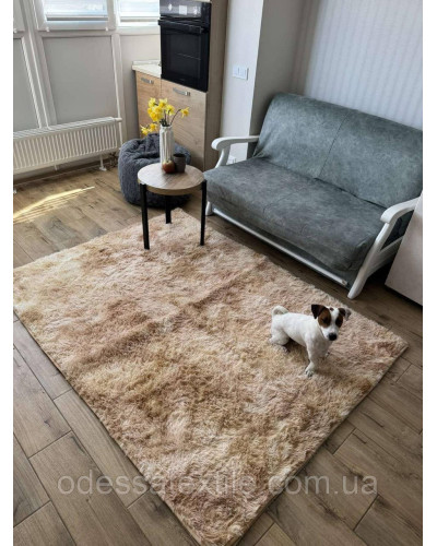 Килимок приліжковий Colorful Home 200х250см персик (в асортименті)