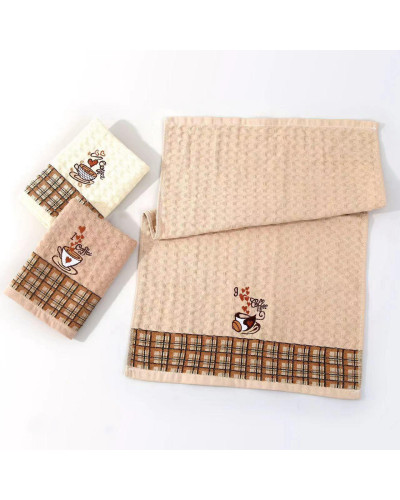 Кухонний рушник вафельний Чашка 40х60см в асортименті (упаковка 12 шт)