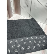 Рушник махровий для обличчя Листочки, 50х90см. упаковка 8шт.