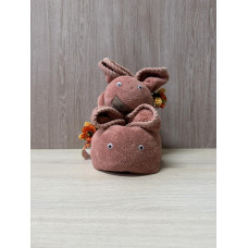 Набір рушників з мікрофібри 2 шт Зайчата