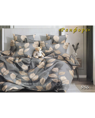 Комплект постільної білизни Тет-А-Тет полуторний 986 ранфорс