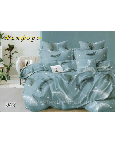 Комплект постільної білизни Тет-А-Тет полуторний 988 ранфорс