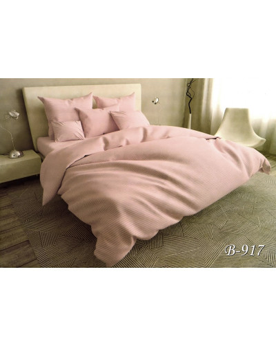 Євро постільна білизна Тет-@-Тет В-917 бязь (економ)