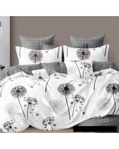 Двоспальна постільна білизна Тет-@-Тет В-1575 бязь (економ)