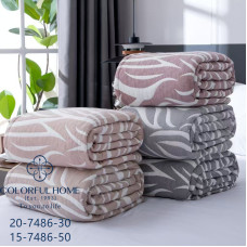 Покривало лен-муслин  Colorful Home 200х230 Вогонь в ассортименті