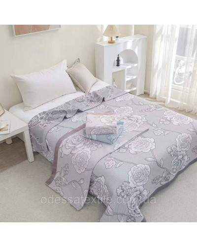 Покривало лляне Colorful Home 150х200 Троянди в асортименті