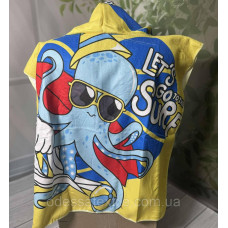 Дитяче пляжне пончо Восьминіг