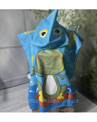 Дитяче пляжне пончо Жаба