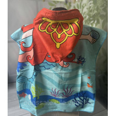 Дитяче пляжне пончо Русалка