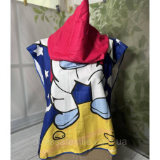 Дитяче пляжне пончо  Космонавт