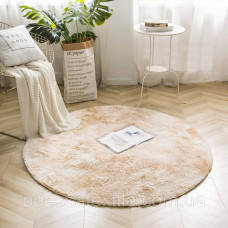 Килимок круглий приліжковий Colorful Home д150 см персик (в асортименті)
