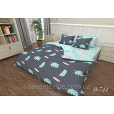 Євро постільна білизна Тет-А-Тет В-744 бязь (нав.50х70)