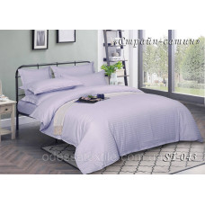 Комплект постільної білизни Тет-@-Тет сімейний Страйп-сатин ST-043