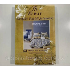 Комплект постільної білизни ELWAY двоспальний 146 (нав.50*70)