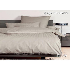 Комплект постільної білизни Тет-А-Тет євро Страйп сатин ST-046