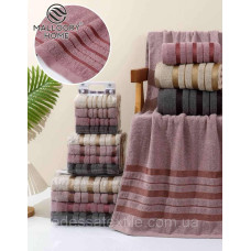 Рушник махровий для рук Смуга, упаковка 4 шт