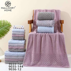 Рушник махровий лазневий Клітинка, 70х140см. упаковка 4шт.