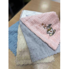 Кухонні серветки з мікрофібри Colorful Home Coffee 30х30см. (4 шт. в упаковці)