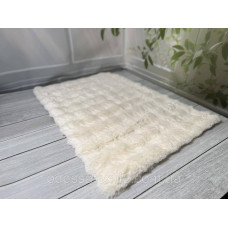 Килимок приліжковий Colorful Home 118х160см Шиншила  шахівниця молочна