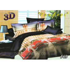 Комплект постільної білизни Тет-А-Тет євро 569 ранфорс
