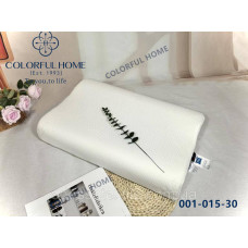 Ортопедична подушка з ефектом пам'яті Colorful Home 60х40х10-8см.