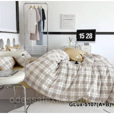 Двоспальна постільна білизна Тет-@-Тет В-1570 бязь (економ)