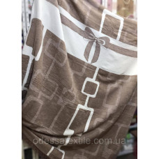 Плед бавовняний Sarar Battaniye з бахрамою 1607в