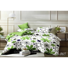 Двоспальна постільна білизна Тет-@-Тет В-865 бязь (економ, нестандарт)