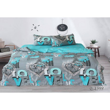 Євро постільна білизна Тет-@-Тет В-1599 бязь (економ)