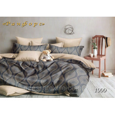 Комплект постільної білизни Тет-@-Тет євро 1000 ранфорс